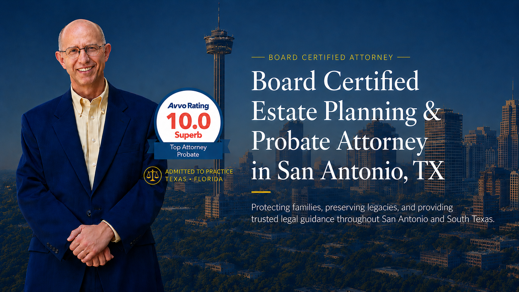 David M. Butterbaugh, Board Certified Estate Planning & Probate Attorney in San Antonio, Texas