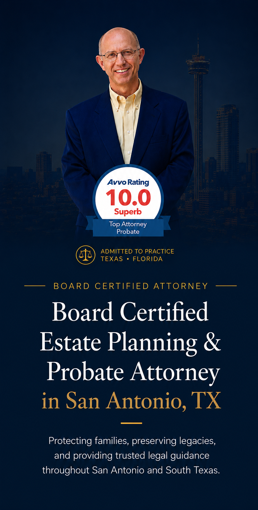 David M. Butterbaugh, Board Certified Estate Planning & Probate Attorney in San Antonio, Texas